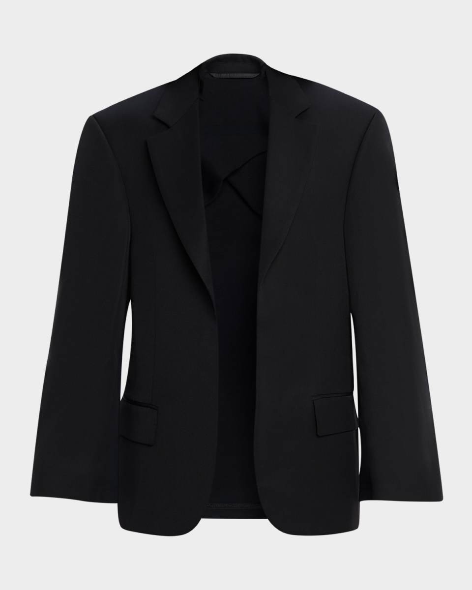 Single-Breasted Tailored Jacket